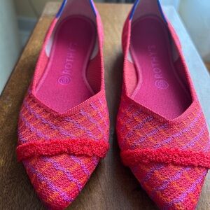 Rothy's Pomegranate Grid Pointe 9.5